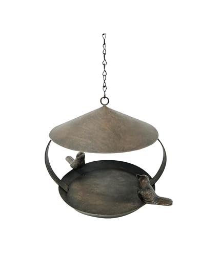 Dehner Natura Premium Wildvogel Futterspender Sahara, Futterstation / Tränke für Wildvögel, Futterstelle wetterfest / hängend, inkl. Aufhängevorrichtung, Ø 19 cm, Höhe 16 cm, Metall, schwarz Dehner Natura Premium Wildvogel Futterspender Sahara, Futterstation / Tränke für Wildvögel, Futterstelle wetterfest / hängend, inkl. Aufhängevorrichtung, Ø 19 cm, Höhe 16 cm, Metall, schwarz von Dehner