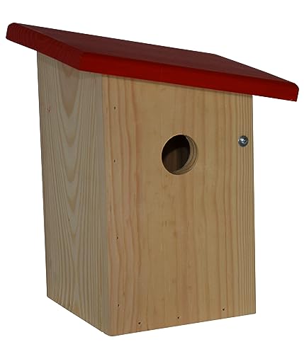 Dehner Natura Premium Wildvogel Nistkasten Jonna, Vogelhaus / Vogelnistkasten für Wildvögel, robust, ca. 19 x 24 x 16 cm, aus FSC - zertifiziertem Kiefernholz, rot / natur Dehner Natura Premium Wildvogel Nistkasten Jonna, Vogelhaus / Vogelnistkasten für Wildvögel, robust, ca. 19 x 24 x 16 cm, aus FSC - zertifiziertem Kiefernholz, rot / natur von Dehner