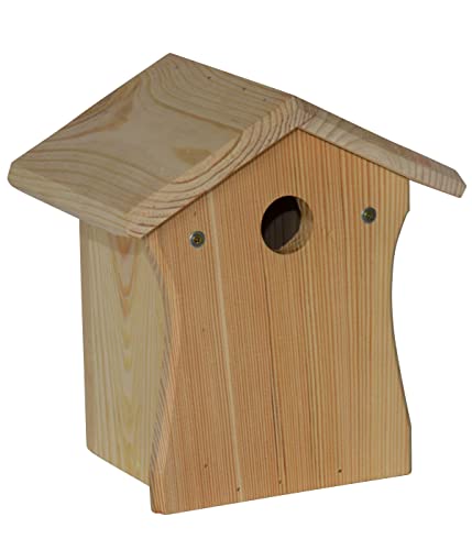 Dehner Natura Premium Wildvogel Nistkasten Smilla, Vogelhaus / Vogelnistkasten für Wildvögel, robust, ca. 19.5 x 22.5 x 16.5 cm, aus FSC - zertifiziertem Kiefernholz, natur Dehner Natura Premium Wildvogel Nistkasten Smilla, Vogelhaus / Vogelnistkasten für Wildvögel, robust, ca. 19.5 x 22.5 x 16.5 cm, aus FSC - zertifiziertem Kiefernholz, natur von Dehner