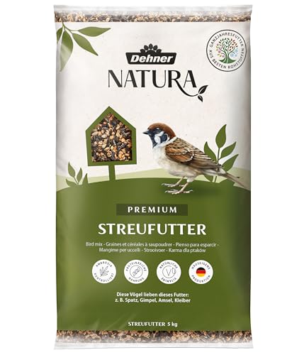 Dehner Natura Premium Wildvogelfutter, Streufutter, Ganzjahresfutter proteinreich / energiereich, hochwertiges Vogelfutter für Wildvögel, 5 kg Dehner Natura Premium Wildvogelfutter, Streufutter, Ganzjahresfutter proteinreich / energiereich, hochwertiges Vogelfutter für Wildvögel, 5 kg von Dehner