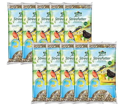 Dehner Natura Wildvogelfutter, Streufutter, 10 x 1 kg (10 kg) von Dehner