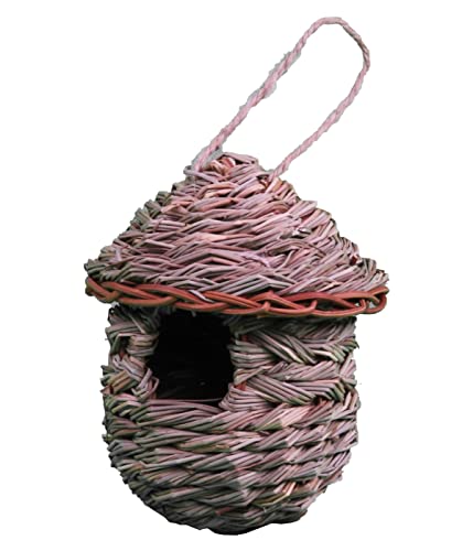 Dehner Natura Premium Wildvogel Nestbeutel Alvar, Nistbeutel / Vogelhaus für Wildvögel, Einflugloch Ø 4 cm, Ø 14 cm, Höhe 15 cm, Borstgras Dehner Natura Premium Wildvogel Nestbeutel Alvar, Nistbeutel / Vogelhaus für Wildvögel, Einflugloch Ø 4 cm, Ø 14 cm, Höhe 15 cm, Borstgras von Dehner