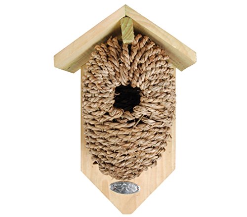 Dehner Natura Premium Wildvogel Nestbeutel Kadlin, Nistbeutel / Vogelhaus für Wildvögel, Einflugloch Ø 3.5 cm, 26 x 14 x 10 cm, Seegras / Holz, natur Dehner Natura Premium Wildvogel Nestbeutel Kadlin, Nistbeutel / Vogelhaus für Wildvögel, Einflugloch Ø 3.5 cm, 26 x 14 x 10 cm, Seegras / Holz, natur von Dehner