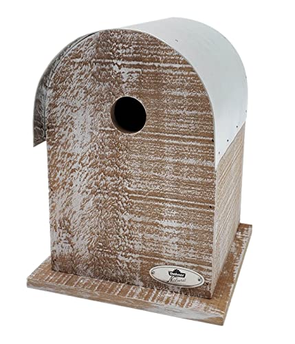 Dehner Natura Premium Wildvogel Nistkasten Malta, Vogelhaus / Vogelnistkasten für Wildvögel, robust/zum Aufhängen, ca. 18.5 x 25 x 18.5 cm, Kiefernholz/Blech, braun Dehner Natura Premium Wildvogel Nistkasten Malta, Vogelhaus / Vogelnistkasten für Wildvögel, robust/zum Aufhängen, ca. 18.5 x 25 x 18.5 cm, Kiefernholz/Blech, braun von Dehner