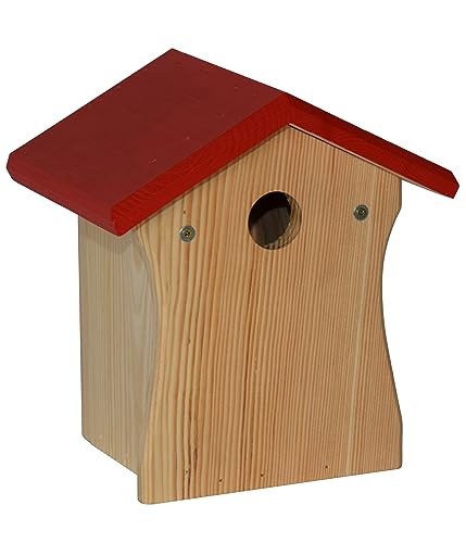 Dehner Natura Premium Wildvogel Nistkasten Smilla, Vogelhaus / Vogelnistkasten für Wildvögel, robust, ca. 19.5 x 22.5 x 16.5 cm, aus FSC - zertifiziertem Kiefernholz, rot / natur Dehner Natura Premium Wildvogel Nistkasten Smilla, Vogelhaus / Vogelnistkasten für Wildvögel, robust, ca. 19.5 x 22.5 x 16.5 cm, aus FSC - zertifiziertem Kiefernholz, rot / natur von Dehner