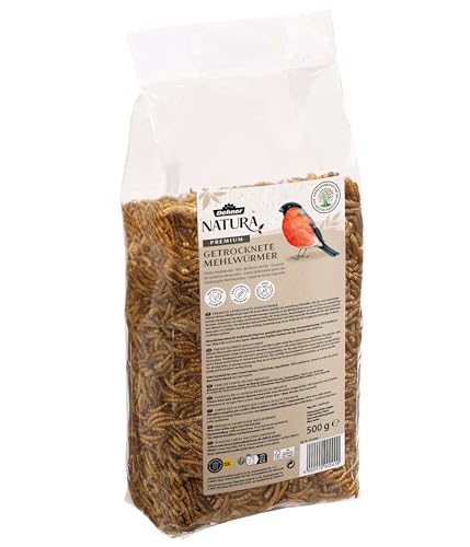 Dehner Natura Wildvogelfutter, Mehlwürmer getrocknet, 500 g von Dehner