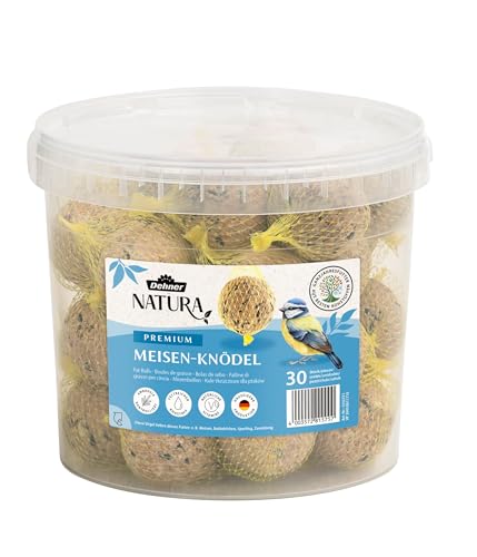 Dehner Natura Wildvogelfutter, Meisenknödel, mit Netz, 30 Stück je 90 Gramm (2.7 kg) von Dehner