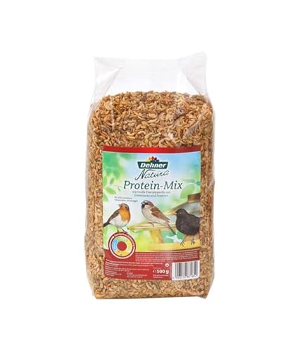 Dehner Natura Wildvogelfutter, Protein Futter-Mix, 500 g von Dehner