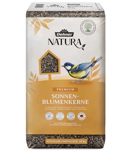 Dehner Natura Wildvogelfutter, Sonnenblumenkerne, 20 kg von Dehner