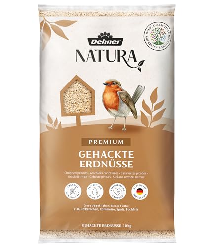 Dehner Natura Wildvogelfutter, gehackte Erdnüsse, 10 kg von Dehner