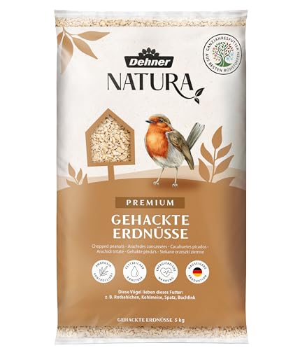 Dehner Natura Wildvogelfutter, gehackte Erdnüsse, 5 kg von Dehner