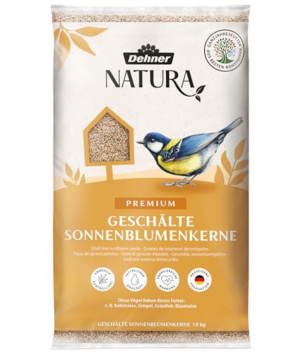 Dehner Natura Wildvogelfutter, geschälte Sonnenblumenkerne, 10 kg von Dehner