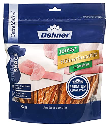 Dehner Premium Hundesnack, Hühnerbrustfilet in Streifen, 500 g von Dehner