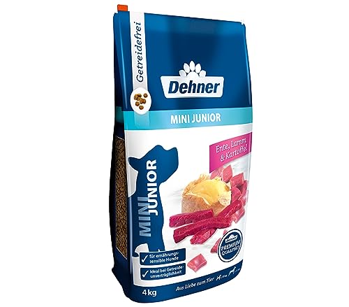 Dehner Premium Hundefutter Maxi Adult, Trockenfutter getreidefrei / zuckerfrei, für ausgewachsene Hunde großer Rassen, Ente / Lamm / Kartoffel, 12.5 kg von Dehner