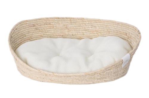 Dehner Premium Lovely Kuschelbett Tiefer Schlaf, 43 x 35 x 15 cm, Naturmaterial/Plüsch, weiß/beige Dehner Premium Lovely Kuschelbett Tiefer Schlaf, 43 x 35 x 15 cm, Naturmaterial/Plüsch, weiß/beige von Dehner