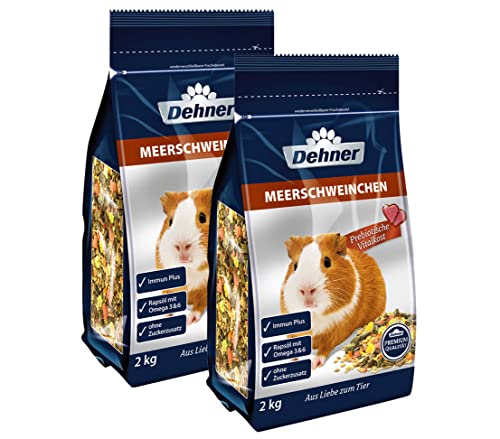 Dehner Premium Meerschweinchenfutter, 2 x 2 kg (4 kg) von Dehner