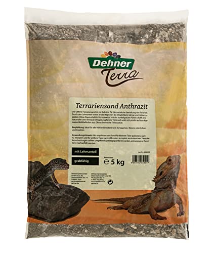 Dehner Terra Terrariensand mit Lehmanteil, für Reptilien, 5 kg, grau von Dehner