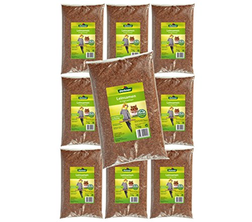 Dehner Vogel- und Nagerfutter, Leinsamen, 10 x 1 kg (10 kg) von Dehner