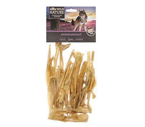 Dehner Wild Nature Hundesnack, Premium Hundeleckerli glutenfrei / getreidefrei, Kausnack für ernährungssensible Hunde, Kaninchenhaut, 150 g Dehner Wild Nature Hundesnack, Premium Hundeleckerli glutenfrei / getreidefrei, Kausnack für ernährungssensible Hunde, Kaninchenhaut, 150 g von Dehner