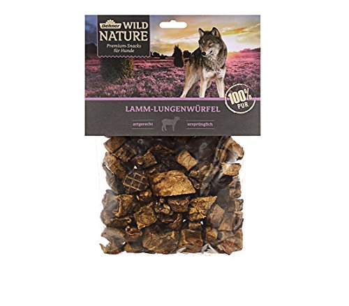 Dehner Wild Nature Hundesnack, Premium Hundeleckerli glutenfrei / getreidefrei, Würfelsnack für ernährungssensible Hunde, Lamm-Lunge, 200 g Dehner Wild Nature Hundesnack, Premium Hundeleckerli glutenfrei / getreidefrei, Würfelsnack für ernährungssensible Hunde, Lamm-Lunge, 200 g von Dehner