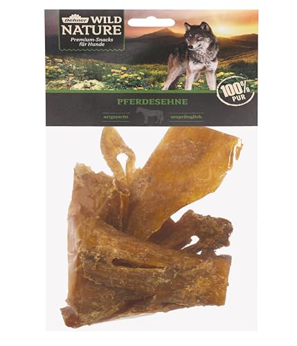 Dehner Wild Nature Hundesnack, Premium Leckerli glutenfrei / getreidefrei, Kausnack für Hunde, Pferdesehnen, 200 g Dehner Wild Nature Hundesnack, Premium Leckerli glutenfrei / getreidefrei, Kausnack für Hunde, Pferdesehnen, 200 g von Dehner