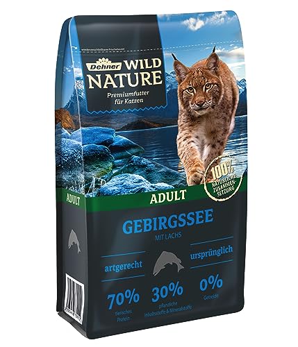 Dehner Wild Nature Katzentrockenfutter, Gebirgssee, Adult, Lachs, 1.5 kg von Dehner