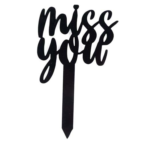 Dekaim Gedenkgrabmarkierungen „Miss You“-Beileidstafel, Pfahl, Metall, Friedhof, Gartendekoration Für Den Hof Dekaim Gedenkgrabmarkierungen „Miss You“-Beileidstafel, Pfahl, Metall, Friedhof, Gartendekoration Für Den Hof von Dekaim