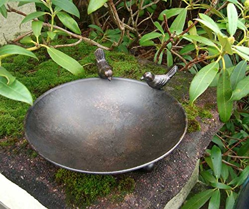 Deko-Impression Vogeltränke Vogelbad Vogel-Futterstelle Eisen massiv bronzefarben 22 Deko-Impression Vogeltränke Vogelbad Vogel-Futterstelle Eisen massiv bronzefarben 22 von Deko-Impression