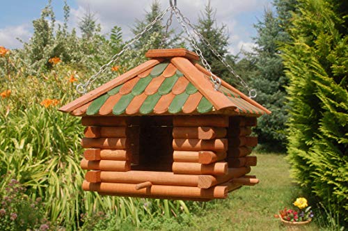 DSH DEKO SHOP HANNUSCH Luxus Vogelhaus Futterhaus zum aufhängen, hängend V13 von DSH DEKO SHOP HANNUSCH