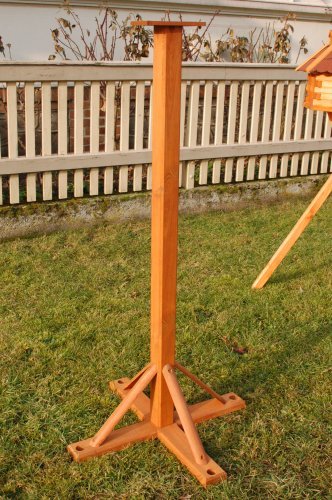Deko-Shop-Hannusch Ständer für Vogelhäuser braun zum befestigen am Boden 1,2 m, Vogelhaus, Futterhaus oder Vogelhäuser von Deko-Shop-Hannusch