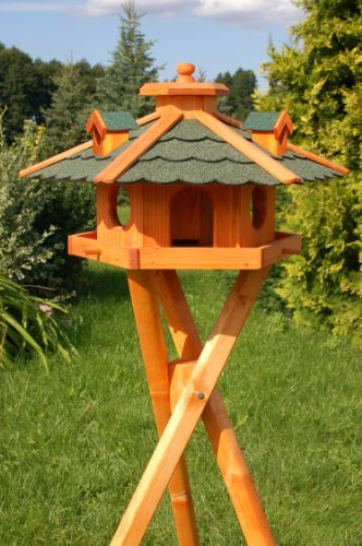 Deko-Shop-Hannusch Wunderschönes Vogelhaus mit Ständer, behandelt von Deko-Shop-Hannusch