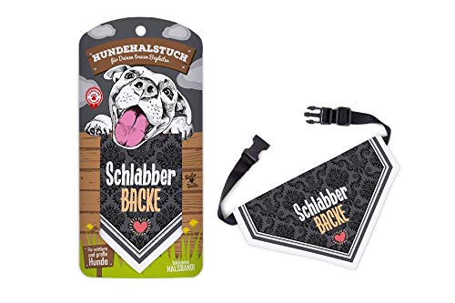 Dekohelden24 Hunde Halstuch groß, Motiv: Schlabberbacke, Maße H/Ø: 15,5 x 24 cm Dekohelden24 Hunde Halstuch groß, Motiv: Schlabberbacke, Maße H/Ø: 15,5 x 24 cm von Dekohelden24