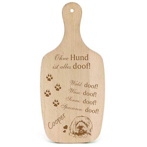 Dekolando Deko Hundeschild Geschenk Hund Bobtail -... Alles Doof- Hundeschilder Hundebesitzer Hundemama Hundepapa Hundeliebhaber Hundehalter von Dekolando