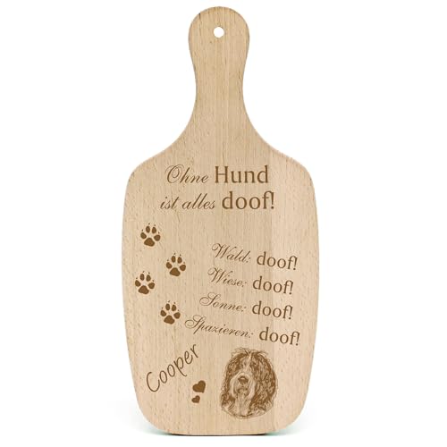 Dekolando Deko Hundeschild Geschenk Hund Schapendoes -... Alles Doof- Hundeschilder Hundebesitzer Hundemama Hundepapa Hundeliebhaber Hundehalter von Dekolando
