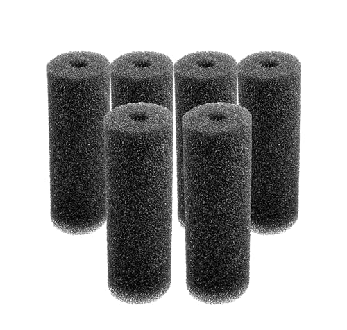 Delapan 15,9 cm (5,9 Zoll) Vorfilter, Schaumstoff, Ersatzschwamm, Filter-Set für Teich, Aquarium, 6 Stück von Delapan