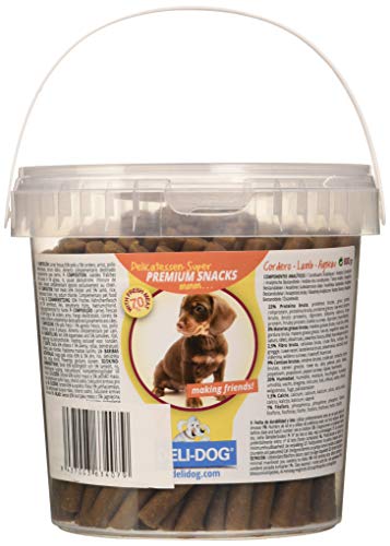 Deli Dog Snack Hund, weiche Stäbchen mit Lammgeschmack, 300 g von DOGDELI
