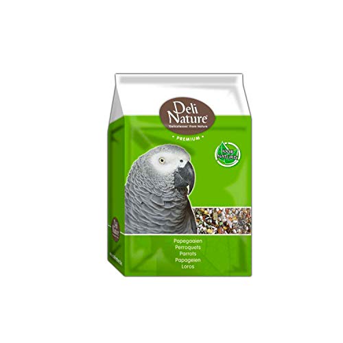 Deli Nature Premium PAPAGEIEN-Futter 3 kg mit Obst Saaten Getreide von Deli Nature Vogel