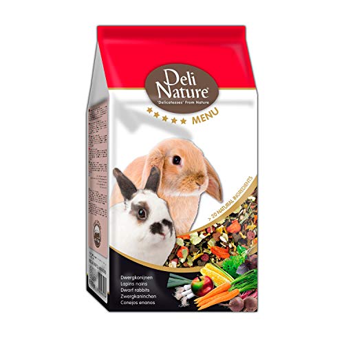 Deli Nature 15-029532 Menü 5 Sterne für Kaninchen Zwerge - 2500 g von Deli Nature