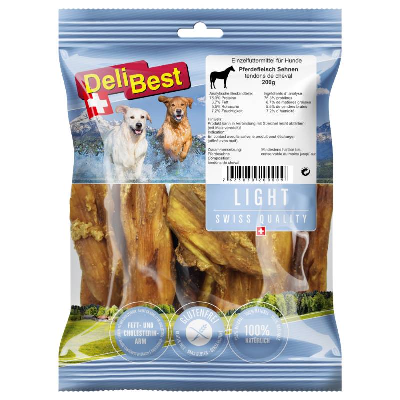 DeliBest Light Pferdesehnen 200 g von DeliBest