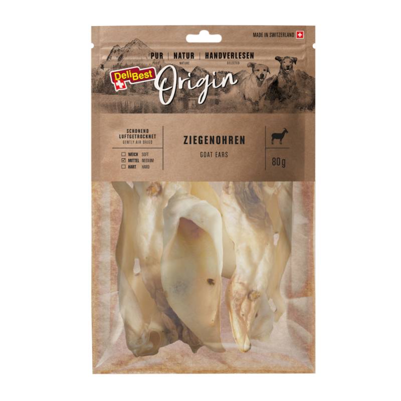 DeliBest Origin Ziegenohren - 80 g von DeliBest