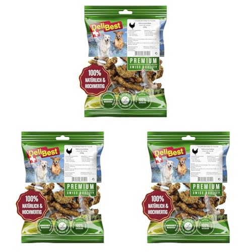 DeliBest Premium Hähnchenhälse Gourmet I Kauartikel für Hunde zur Unterstützung der Zahngesundheit I Hunde Kauartikel besonders aromatisch - ohne chemische Zusätze I leckere Hundesnacks 250 g DeliBest Premium Hähnchenhälse Gourmet I Kauartikel für Hunde zur Unterstützung der Zahngesundheit I Hunde Kauartikel besonders aromatisch - ohne chemische Zusätze I leckere Hundesnacks 250 g von DeliBest