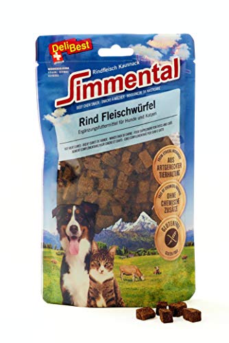 DeliBest Simmental Rindfleisch Würfel ca. 1cm, 180 g von DeliBest