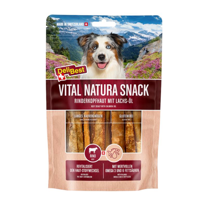 DeliBest Vital Natura Snack Wildlachsöl - 200 g von DeliBest