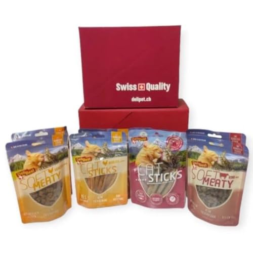 Mixpaket II Katzensnacks 600g I 2X Soft Meatys und 2X Cat Sticks Mixpaket II Katzensnacks 600g I 2X Soft Meatys und 2X Cat Sticks von DeliBest