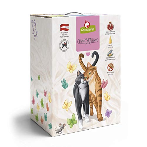 GranataPet DeliCatessen Wild & Huhn Adult, 9 kg, Trockenfutter für Katzen, schmackhaftes Katzenfutter, Alleinfuttermittel ohne Getreide & ohne Zuckerzusätze von GranataPet