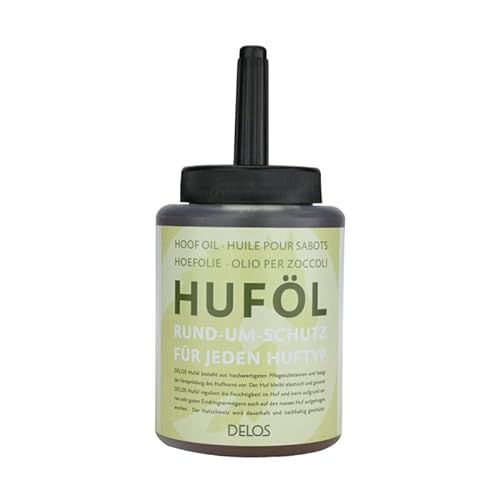 Delos Huföl - Mit Teebaumöl Pinselflasche 0,5l von Delos