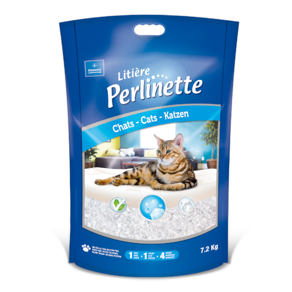 Perlinette Irrégulière Katzenstreu - 7,2 kg von Demavic