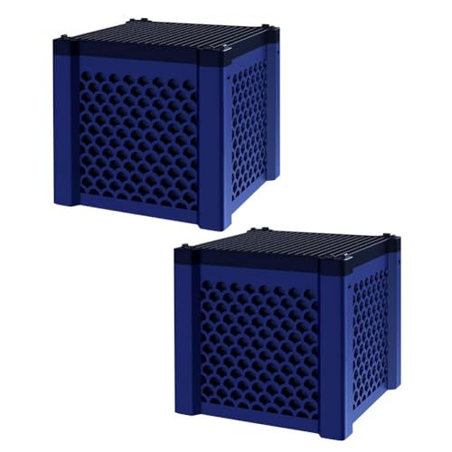 Demiawaking Aktivkohle Aquarium Wasserreiniger, Aquarium Filter, Eco Aquarium Wasserreiniger Würfel für Teiche, Fischtanks, Vorratstank Pferdetränke (2 Stück) von Demiawaking