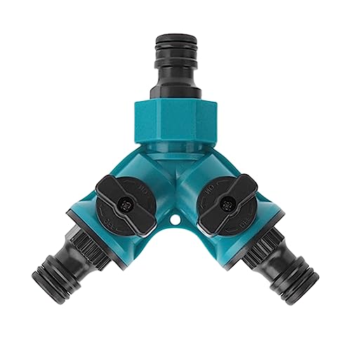 Demiawaking Garten Wasserhahn Verteiler, verstellbar Schlauch Splitter Schlauchanschluss, Gartenschlauch Schlauchverbinder Quick Connector Verbindungen (F) von Demiawaking