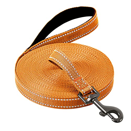 Demigreat Schleppleine für Hunde, 3m / 5m / 10m / 15m / 20m Robuste Lange Hundeleine Reflektierend Trainingsleine mit Gepolsterter Griff und handschlaufe, Ausbildungsleine für Kleine bis Große Hunde Demigreat Schleppleine für Hunde, 3m / 5m / 10m / 15m / 20m Robuste Lange Hundeleine Reflektierend Trainingsleine mit Gepolsterter Griff und handschlaufe, Ausbildungsleine für Kleine bis Große Hunde von Demigreat